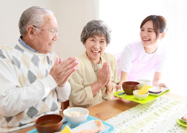 食事ができる