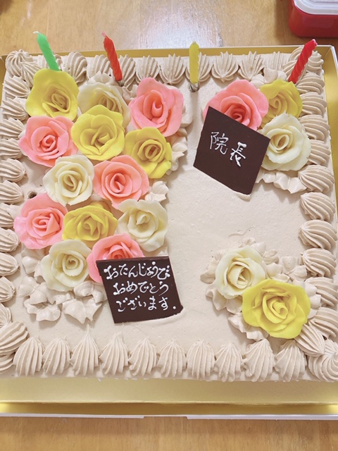院長のお誕生日！！2020年10月